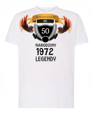 Koszulka Urodzinowa Narodziny Legendy Prezent XXL