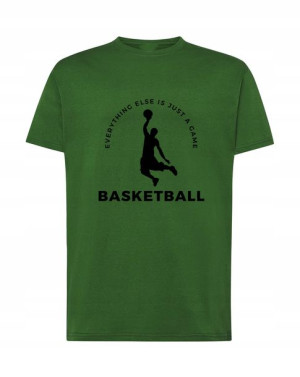 Koszykówka T-Shirt Męski Logo Nadruk Rozm.XS