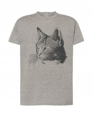 Kot Twarz Modny T-shirt Prezent Nadruk R. 3xl
