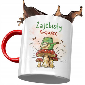 Kubek Czerwony Dla Krawca Żajebisty Krawiec Kubek