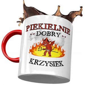 Kubek Czerwony Dla Krzyśka Kolegi na Prezent