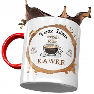 Kubek Czerwony Dla Liwii Przyjaciółki Na Prezent