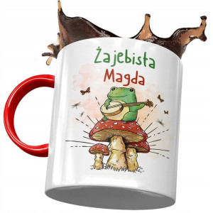 Kubek Czerwony Dla Magdy Magdaleny Na Prezent