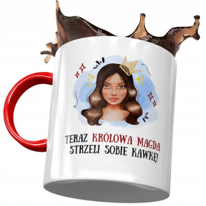 Kubek Czerwony Dla Magdy Magdaleny Na Prezent