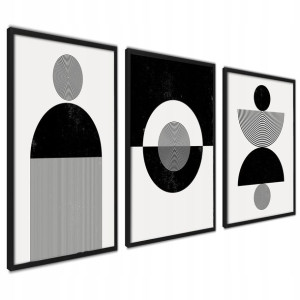 Nowoczesny obraz Plakat w ramie Abstrakcja 50x70cm