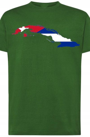 Kuba Męski Modny T-shirt Nadruk Logo Rozm.3XL