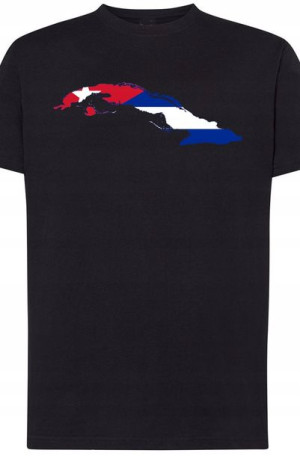 Kuba Męski Modny T-shirt Nadruk Logo Rozm.L