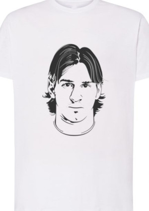 Leo Messi T-shirt męski Modny Nadruk Rozm.L