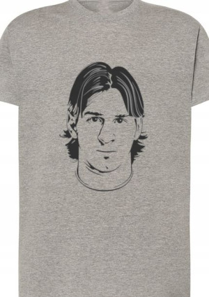 Leo Messi T-shirt męski Modny Nadruk Rozm.XS