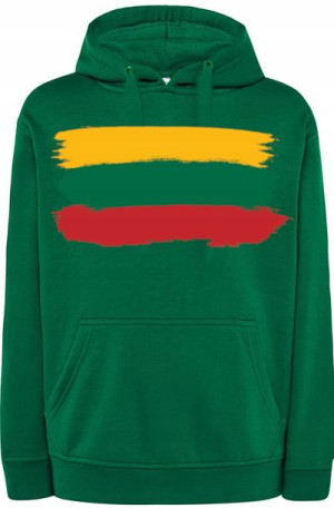 Litwa Flaga Męska Bluza Kaptur Nadruk r.M