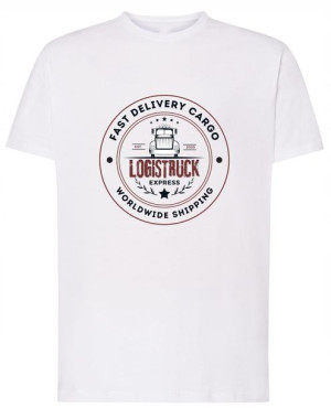 Logistyk Truck T-shirt Męski Logo Rozm.S