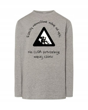 Longsleeve BUDOWLAŃCA Rzeczy niemożliwe CUDA r.4XL