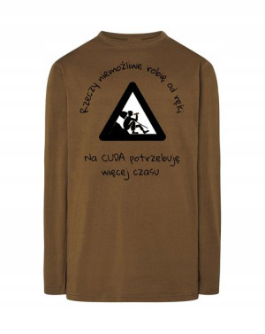 Longsleeve BUDOWLAŃCA Rzeczy niemożliwe CUDA r.M