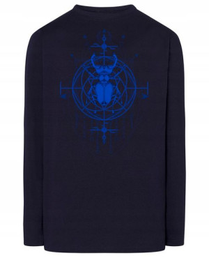 Longsleeve ciekawy nadruk CHRZĄSZCZ MAGIA r.5XL
