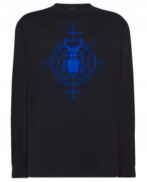 Longsleeve ciekawy nadruk CHRZĄSZCZ MAGIA r.XXL