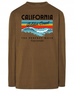 Longsleeve fajny kolorowy nadruk California r.XXL