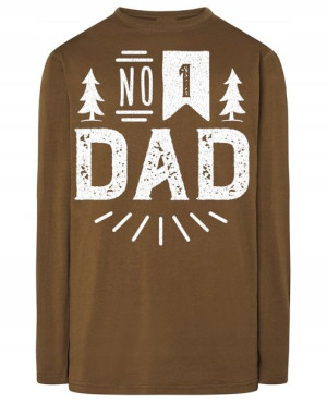 Longsleeve fajny na prezent nadruk TATA nr 1 r.S