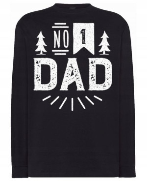 Longsleeve fajny na prezent nadruk TATA nr 1 r.XXL