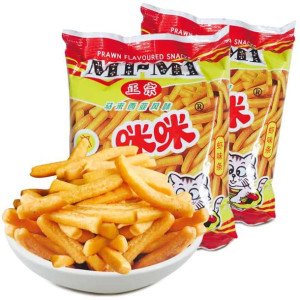 Mimi Shrimp Batony Klasyczne Autentyczne Azjatyckie Przekąski 20g MIMI