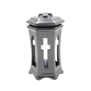 Znicz Ceramiczny Kapliczka Srebrna LC13