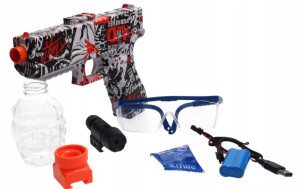 Pistolet Automat Pk Na Kulki Zelowe +2000 Kulek