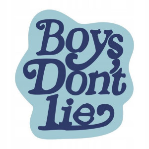 Dekoracyjny miękki dywan Boys don t lie 100 x 100