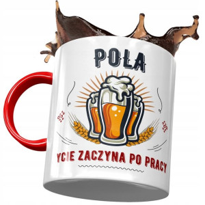 Kubek Czerwony Dla Poli Koleżanki Przyjaciółki