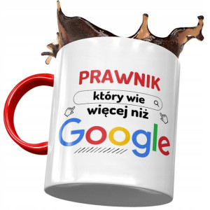 Kubek Czerwony Dla Prawnika Wie Więcej Niż Google