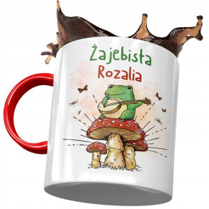 Kubek Czerwony Dla Rozalii Koleżanki Prezent