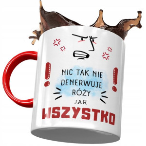 Kubek Czerwony Dla Róży Żony Przyjaciółki Prezent