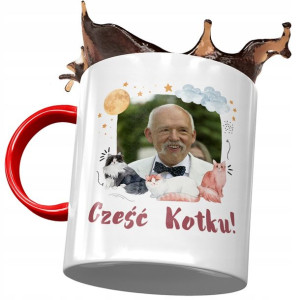 Kubek Czerwony Janusz Korwin Mikke na Prezent