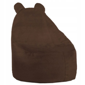 Fotel pluszowy do siedzenia Teddy XL BRĄZOWY YETI
