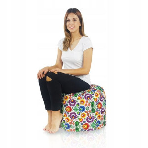 Pufa do siedzenia CILINDRO fotel FOLK