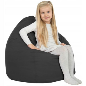 Worek Ogrodowy CZARNY fotel L - dla dzieci NYLON