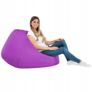 Worek Ogrodowy FIOLETOWY XXXL FOTEL pufa - NYLON