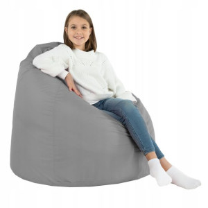 Worek Ogrodowy XL SZARY fotel NYLON