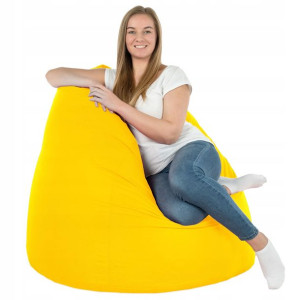 Worek Ogrodowy XXL CYTRYNOWY fotel pufa NYLON