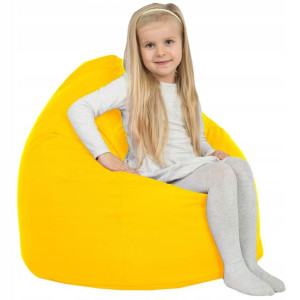 Worek Ogrodowy ŻÓŁTY fotel L - dla dzieci NYLON