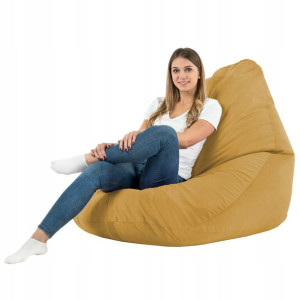 Worek PLUSZOWY XXL Fotel do siedzenia BEŻOWY