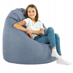 WOREK RECYKLING fotel sako PUFA GRANATOWA XL