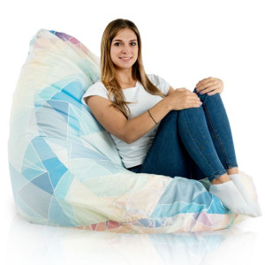 Worek SAKO do siedzenia DROP XXL ABSTRACT PASTEL