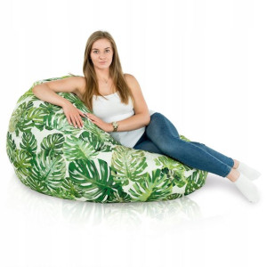 Worek XXL Ogrodowy JUNGLE fotel pufa NYLON