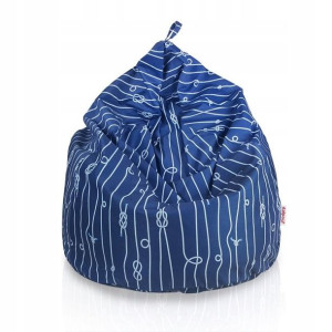 Worek XXL Ogrodowy MARINE fotel pufa NYLON
