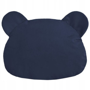 Poduszka Dekoracyjna Plusz Teddy Granatowa