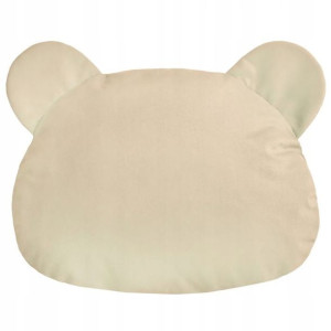 Poduszka Dekoracyjna Plusz Teddy Perłowa