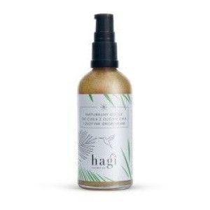 Hagi, Naturalny olejek do ciała z olejem chia i złotymi drobinkami, 100ml