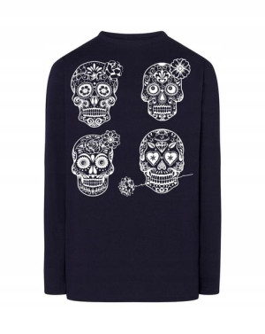Longsleeve fajny nadruk Czaszka Czaszki r.XL