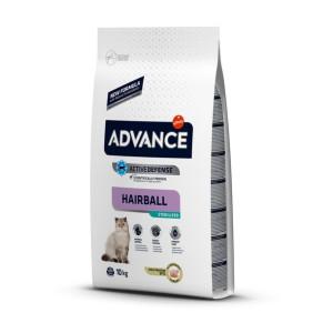 SUCHA KARMA DLA KOTÓW sterylizowanych ADVANCE Hairball 10kg [921865]