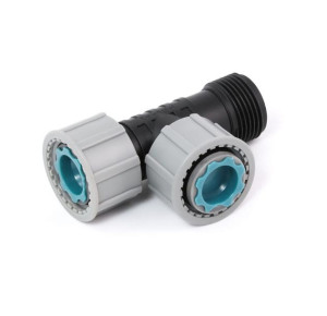 Trójnik do kolektora 1" GZ-GW-GW Swivel