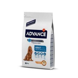 SUCHA KARMA DLA PSÓW ras średnich ADVANCE 3kg [508319]